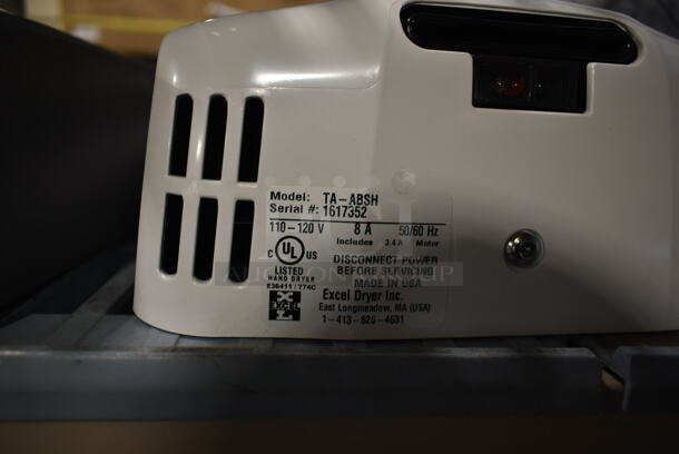 ALL ONE MONEY! Lot of 3 BRAND NEW Various Excel Wall Mount Air Dryers, Models TA-GR, TA-ABSH and TA-GRH. 110-120 Volts, 1 Phase.  - Image 4 of 11