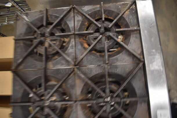 Star Max Commercial Stainless Steel Countertop Natural Gas Powered Hot Plate With 4 Burners. - Image 6 of 6
