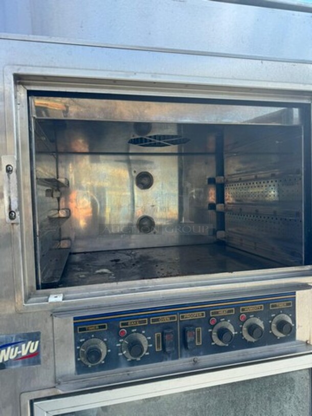 Nu-vu SUB-123 Electric Combination Oven And Proofer 208V, 36X25X77 Very nice condition, On Casters! - Image 3 of 8