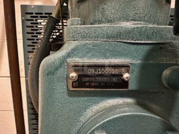 Curtis CVID9BA983S Metal Commercial Floor Style Horizontal Tank Air Compressor. BUYER MUST REMOVE. - Image 9 of 12