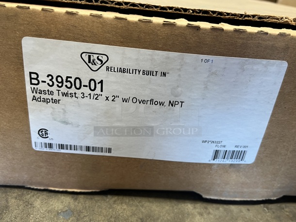 ALL ONE MONEY! Lot of BRAND NEW T&S B-3950-01 Waste Twist - Image 4 of 4