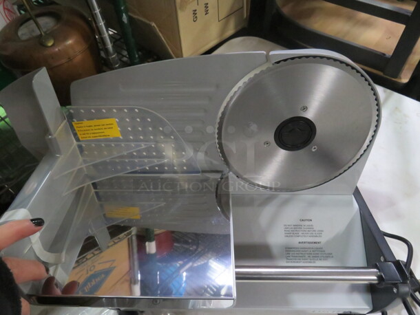 One Ostba Deli Slicer. #SL518. 120 Volt. - Image 2 of 2