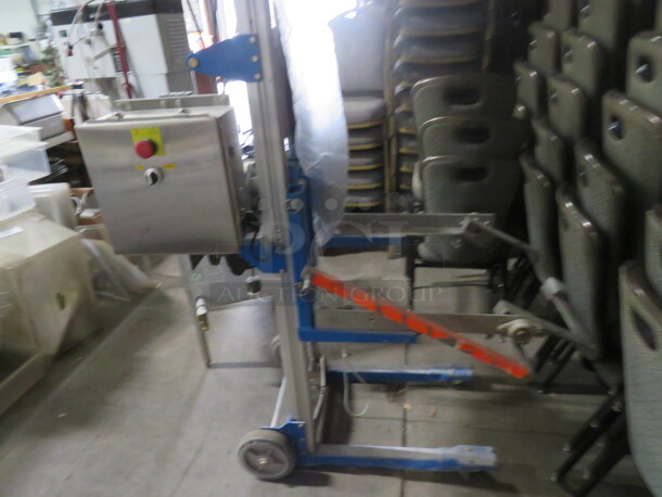 One Genie Lift Material Lift.  - Image 4 of 4