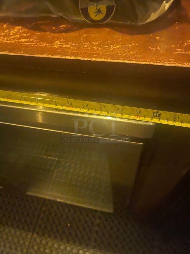 Perlick Two Door Commercial Under Bar 60 inch Cooler 115 Volt NSF  - Image 7 of 8