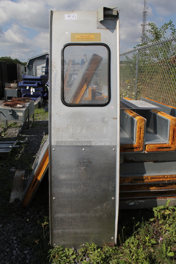 Metal Swinging Kitchen Door. - Image 1 of 2