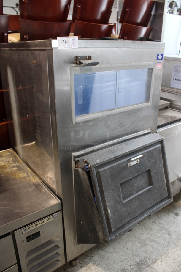 Manitowoc Model B750 Stainless Steel Commercial Ice Machine Bin. 30x45x59 - Image 2 of 6