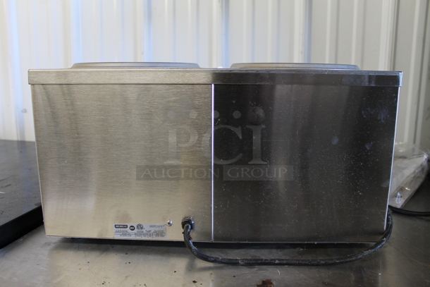 2015 Nemco 6120A-CW Stainless Steel Commercial Countertop 2 Well Food Warmer. 120 Volts, 1 Phase. Tested and Working! - Image 4 of 5