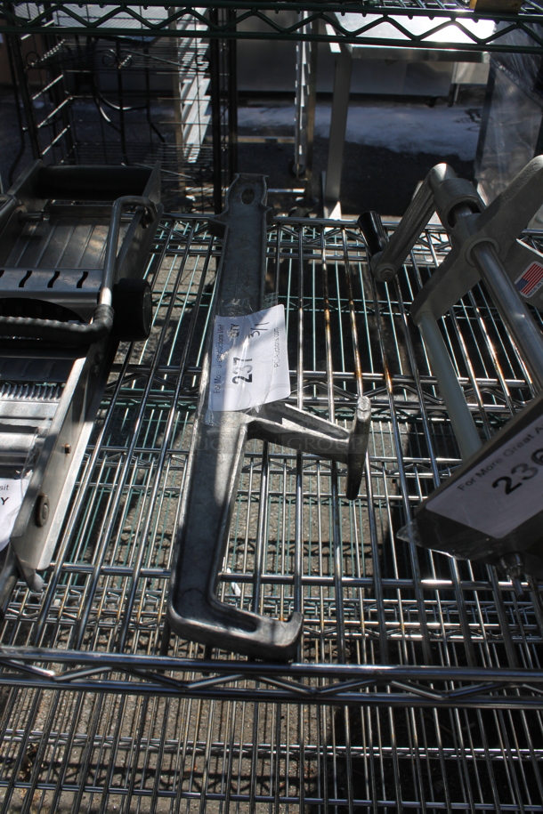 Metal Barrel Opener. - Image 1 of 2