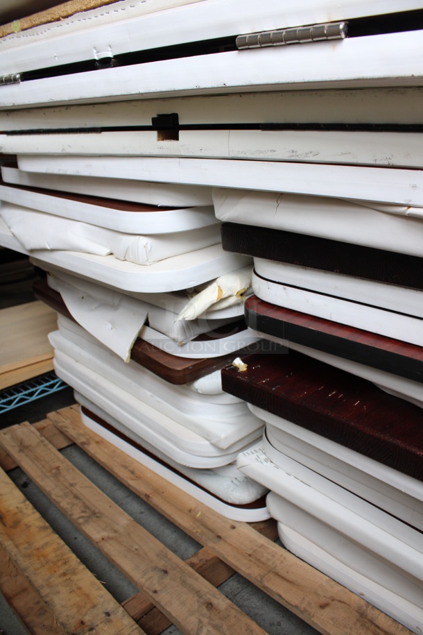 PALLET LOT of 34 Various Round Tabletops. Includes 48x30x1.5. 34 Times Your Bid! - Image 4 of 6
