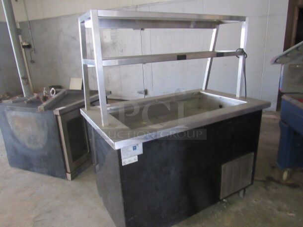 One Buffet On Casters. No Sneeze Guards. 50X30X62 - Image 3 of 3