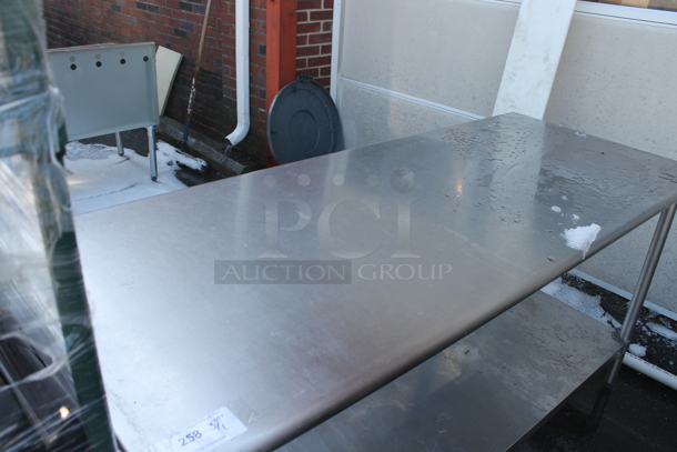 Stainless Steel Table w/ Under Shelf. - Image 2 of 4