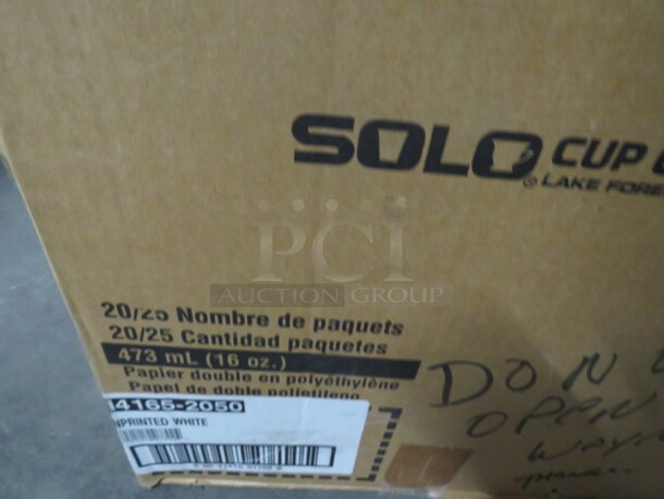 One Box Of solo 16oz Cups.  - Image 1 of 2