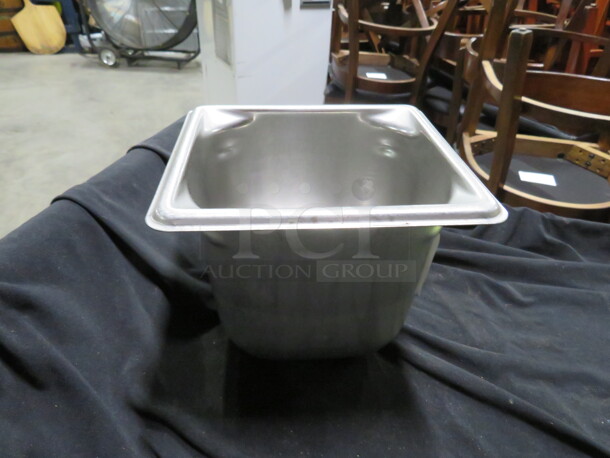 One 1/6 Size 6 Inch Deep Hotel Pan.