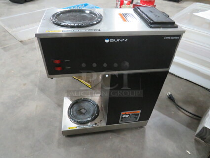 One Bunn Coffee Brewer. Model# VPR BLK. 120 Volt. 8X16X20
