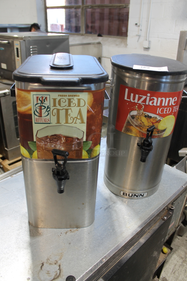 2 Stainless Steel Beverage Holder Dispensers. 2 Times Your Bid! - Image 1 of 4