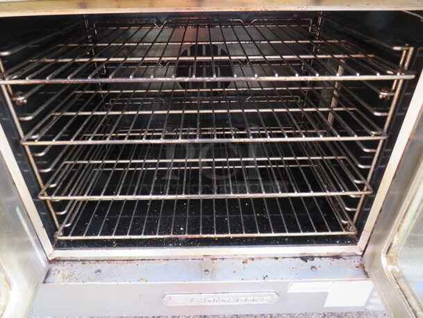WORKING Southbend Silver Star Natural Gas Full Size Convection Oven With 4 Racks. 2XBID. 2 Ovens With 8 Racks. Makes 1 Double Stack. 38X30X65. - Image 2 of 3