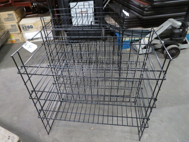 One Metal Stand With 3 Shelves. 24X14X25