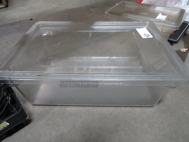 One 13 Gallon Food Storage Container With Lid. - Image 1 of 1