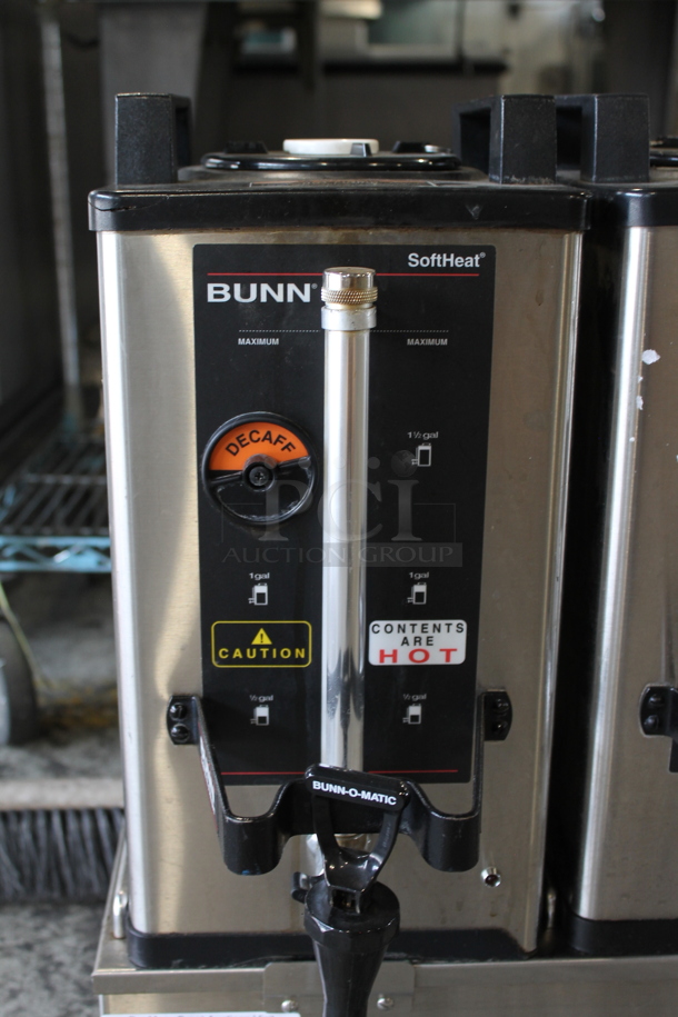 Bunn 2SH STAND Stainless Steel Commercial Countertop Server Stand w/ 2 Bunn Server Satellites. - Image 3 of 8