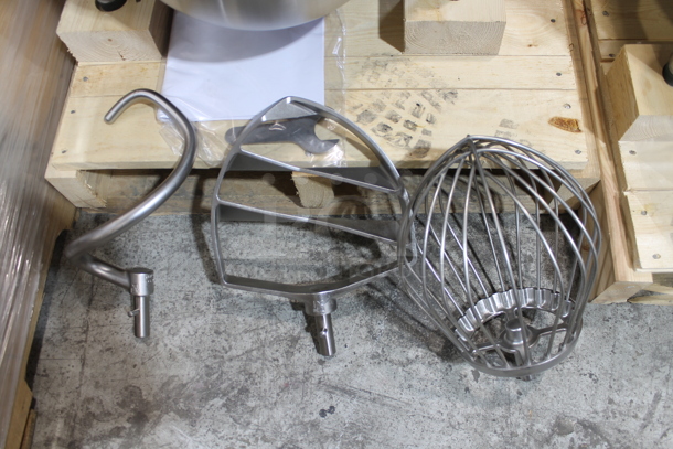 BRAND NEW! 2022 Varimixer V20KT Metal Commercial Countertop 20 Quart Planetary Dough Mixer / Stainless Steel Mixing Bowl, Bowl Guard, Paddle, Whisk and Dough Hook Attachments. 120 Volts, 1 Phase. Tested and Working! - Image 3 of 9
