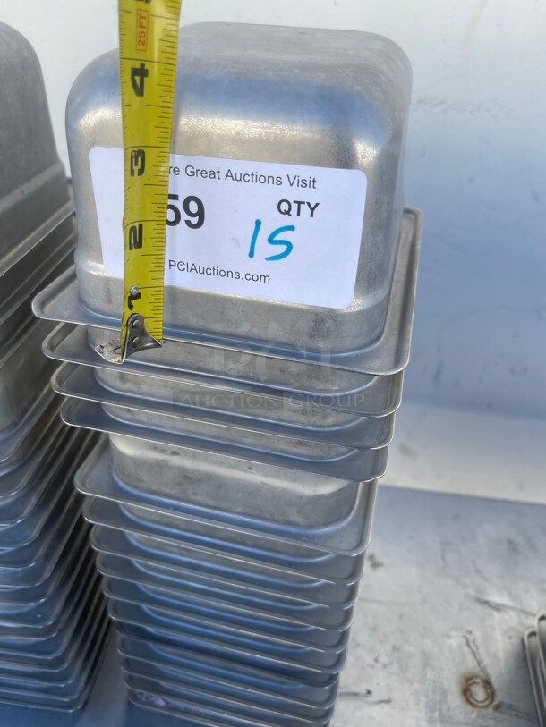 Nice! Commercial Stainless Steel Food Grade Containers NSF 1/4 Size - Image 5 of 5
