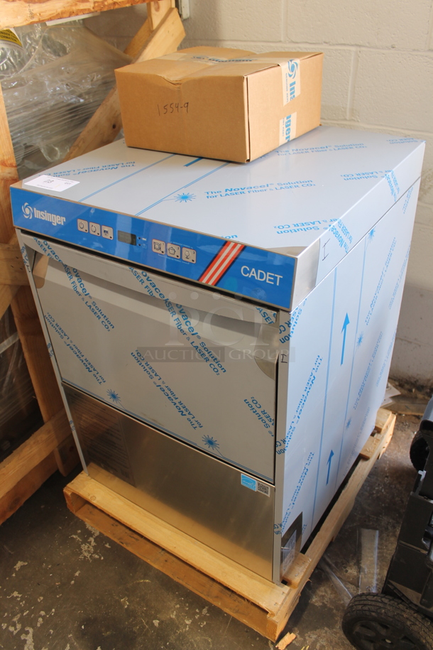 BRAND NEW! 2023 Insinger Cadet CD Stainless Steel Commercial Undercounter Dishwasher. 208 Volts, 1 Phase.  - Image 3 of 6