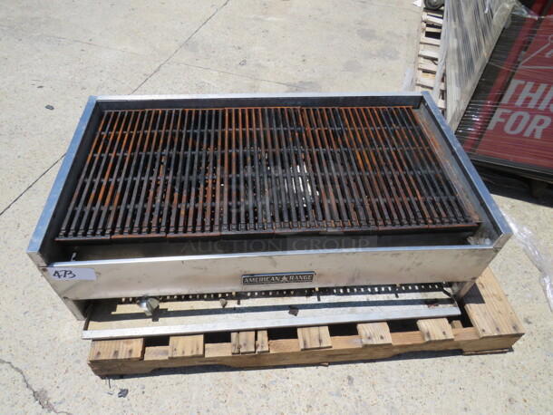 One American Range Natural Gas Charbroiler. 48X24X13.5 - Image 2 of 3
