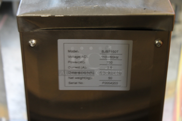Vevor BJB7150T Stainless Steel Commercial Countertop Frozen Yogurt / Ice Cream Milkshake Mixer. 110 Volts, 1 Phase. Tested and Working! - Image 4 of 4