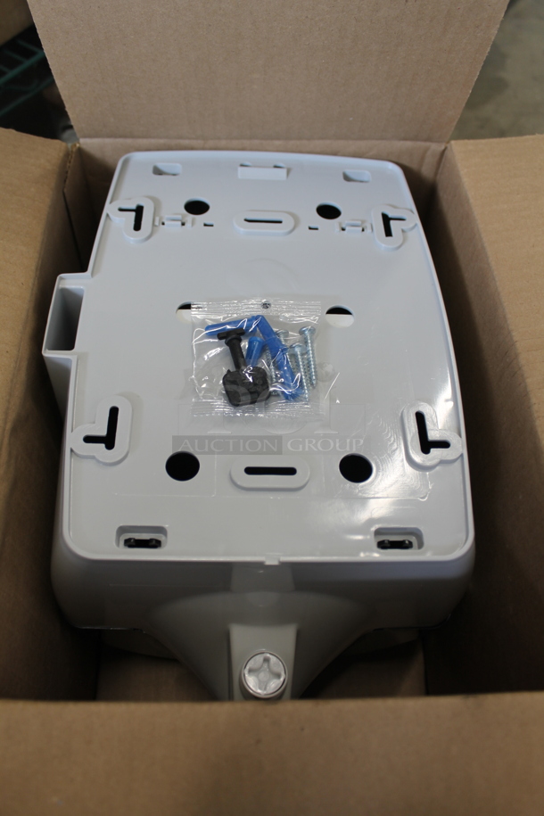 4 BRAND NEW IN BOX! CP109-00 Smoke Gray Poly Wall Mount Paper Towel Dispensers. 4 Times Your Bid! - Image 5 of 5