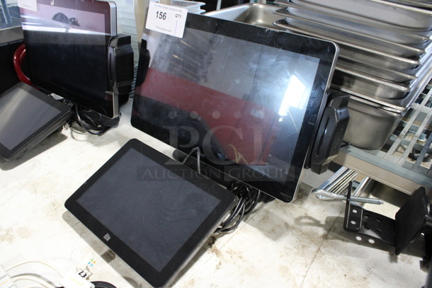 Elo Toast 15" POS System Monitor w/ Credit Card Reading Strip and 10" Monitor - Image 2 of 3