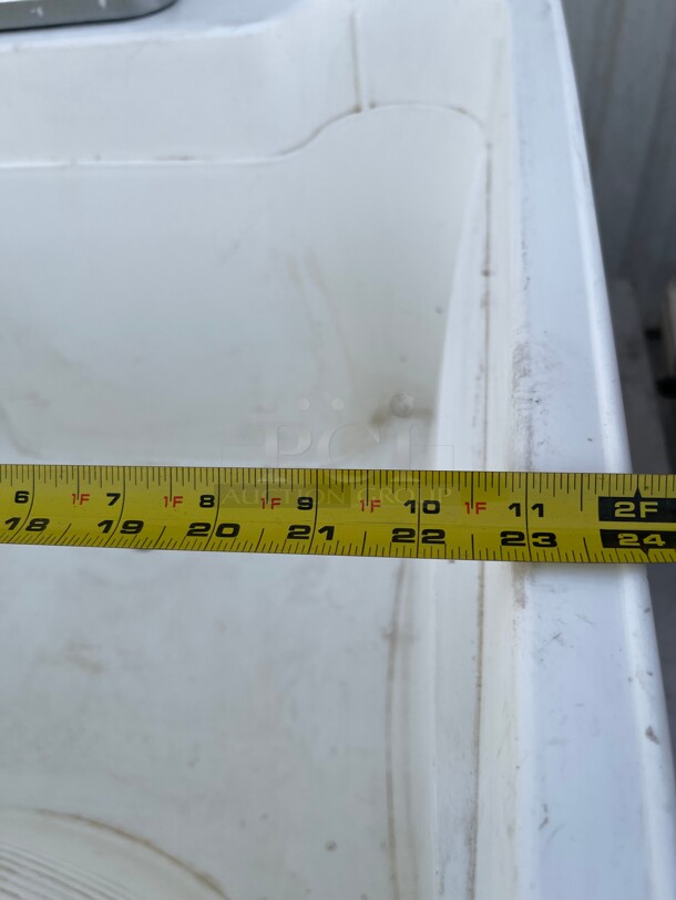 Clean! Commercial Portable Mop Sink White NSF With Extendable Faucet - Image 6 of 7