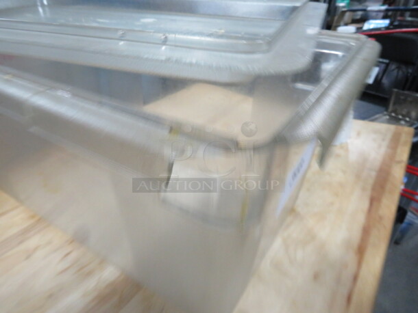 One 5 Gallon Food Storage Container With Lid Container Has Cracked Edge. See Pic. - Image 2 of 2