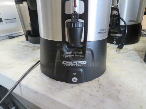 One Proctor Silex 100 Cup Coffee Brewer.  $124.60. - Image 2 of 2