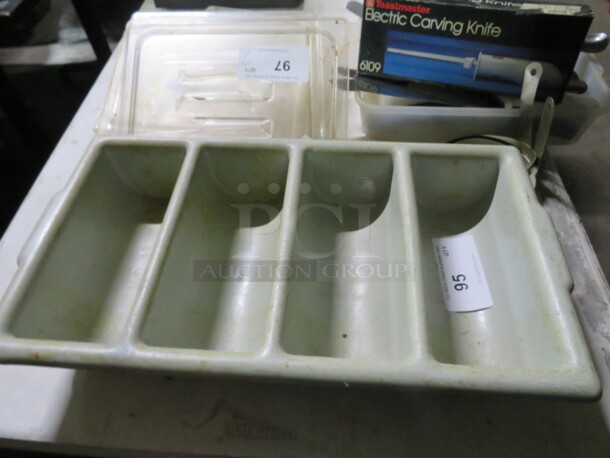 One Flatware Holder. - Image 1 of 1