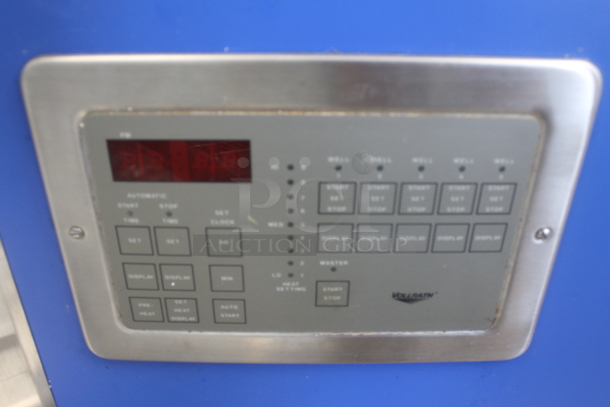 Vollrath P-44 Stainless Steel Commercial Electric Powered Buffet Station w/ Sneeze Guard on Commercial Casters. 208 Volts, 1 Phase.  - Image 6 of 7