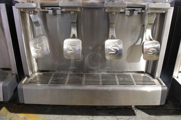 2019 Crathco Model CS-4E/2D/3D-16 Stainless Steel Commercial Countertop 4 Hopper Refrigerated Drink Machine. 120 Volts, 1 Phase. 21x18x28. Tested and Working! - Image 5 of 8
