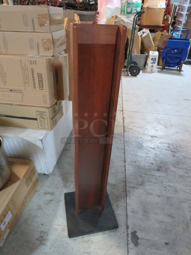 One Wooden Holder. - Image 1 of 1