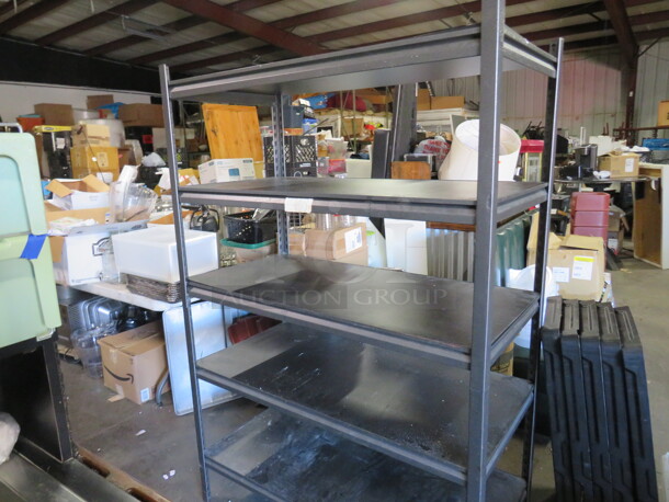 One Shelving System With 5 Shelves.  48X24X72 - Image 1 of 1