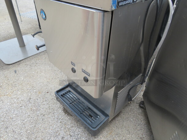 One Stainless Steel Hoshizaki Ice/Water Dispenser With Drain Tray. Model# DCM-270BAH. 115 Volt. Unable To Test. 17X24X32 - Image 2 of 2