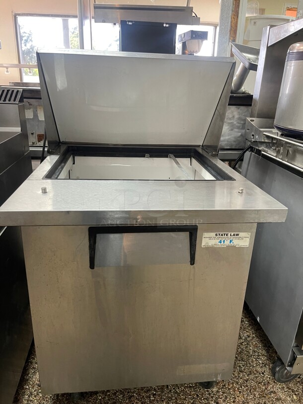 True TSSU-27-12M-B-ADA-HC 27 inch Commercial Sandwich/Salad Prep Table w/ Refrigerated Base, 115v NSF  - Image 6 of 7