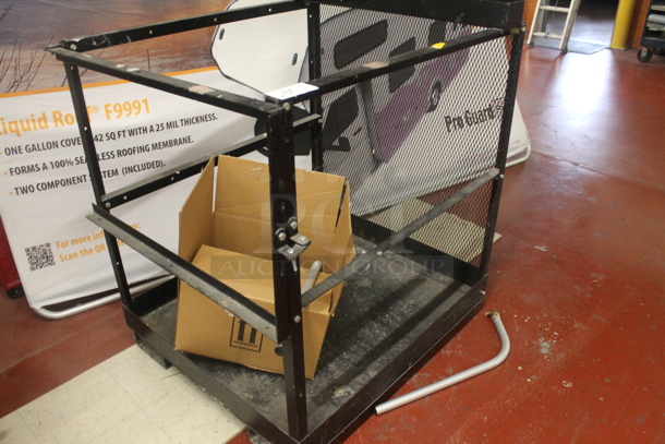 Metal Black Unit and Floor Panel - Image 2 of 4