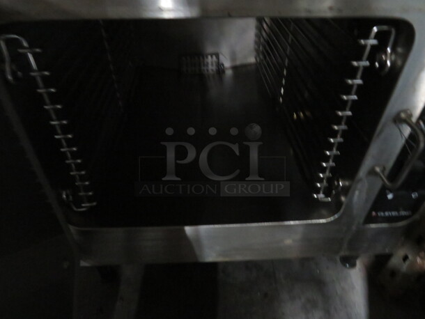 One SS Cleveland Electric Convection Steamer, With Manual. Model# 21CET8. 21X31X22.5. LOOKS NEW! $9591.00 - Image 2 of 5