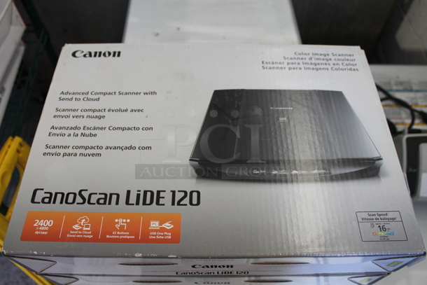 2 BRAND NEW IN BOX! Canon CanoScan LIDE 120 Color Image Scanner. 2 Times Your Bid! - Image 1 of 4
