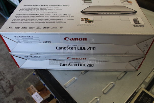 2 BRAND NEW IN BOX! Canon CanoScan LIDE 200 Color Image Scanner. 2 Times Your Bid! - Image 2 of 5