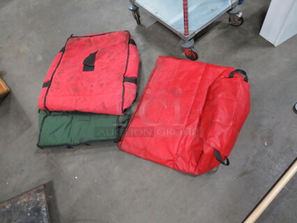 Assorted Pizza/Food Delivery Bags. 3XBID