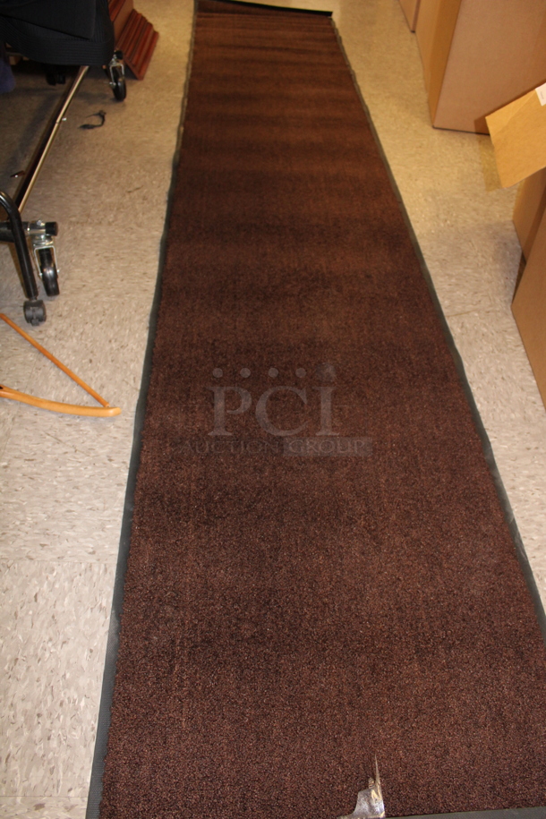 2 Brown Runners with Rubber Backing. 2 Times Your Bid! - Image 6 of 9