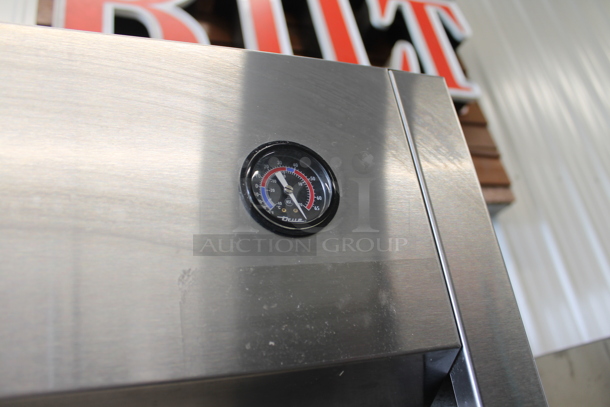 2015 True TG2R-2S ENERGY STAR Stainless Steel Commercial Two Door Reach In Cooler w/ Poly Coated Racks. 115 Volts, 1 Phase. Tested and Working! - Image 3 of 6