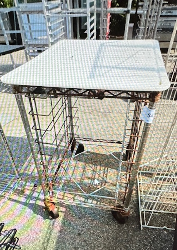 One Metro Speed Rack On Casters, With Cutting Board Top. 23X28.5X35 - Image 1 of 1