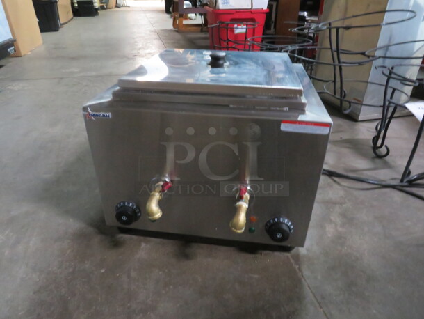 One Omcan Table Top Pasta Cooker. Model# CE-CN-0004-A. 110 Volt. 18X18X19. - Image 1 of 2