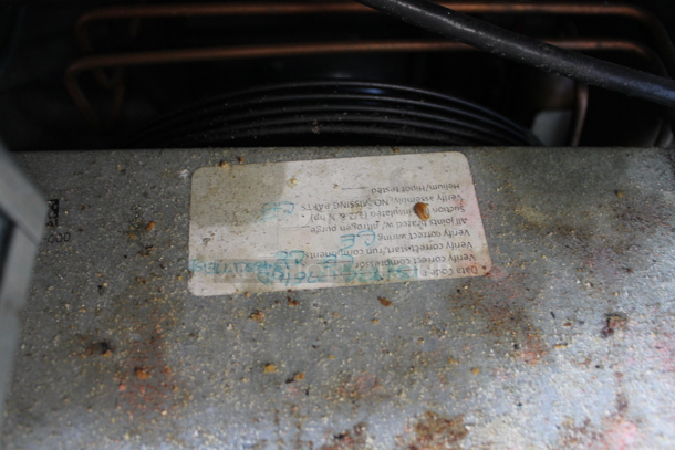 2017 Delfield 18699PTBMP Stainless Steel Commercial Sandwich Salad Prep Table Bain Marie Mega Top on Commercial Casters. 115 Volts, 1 Phase. Tested and Working! - Image 8 of 9